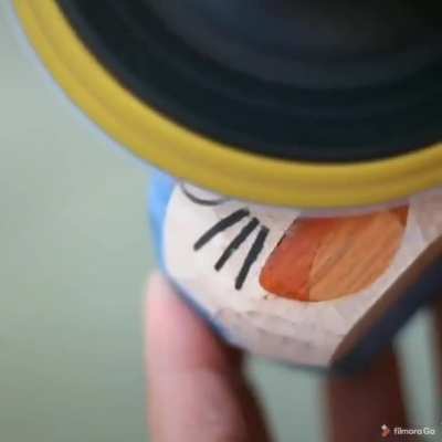 Making a wooden Doraemon