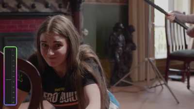 Kath bending over for us getting spanked