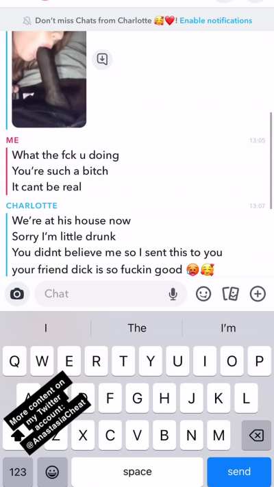 She fucked your friend.