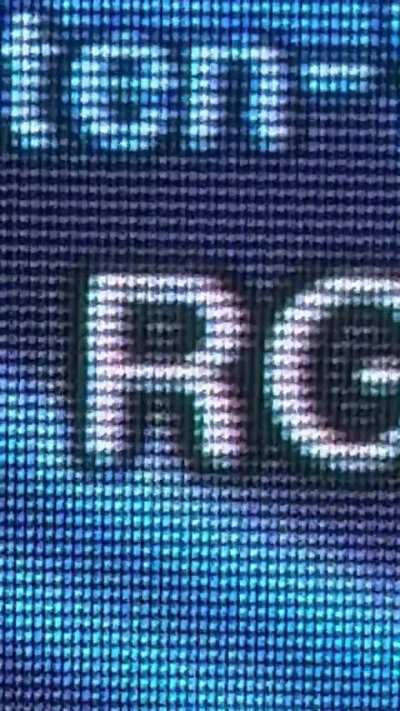 Slight vertical jitter on Beovision LX5000 (moves about 1 pixel up and down)