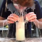 Big straw vs milk