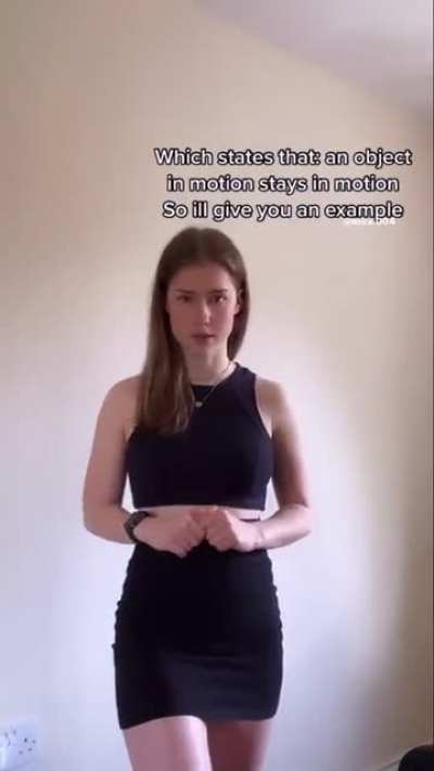 HMC while I explain Newton’s first law of motion