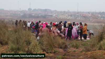 Traditional river bath