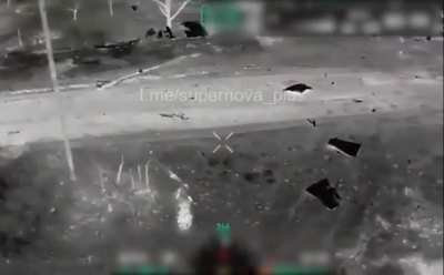 Nighttime ambush on a Russian soldier