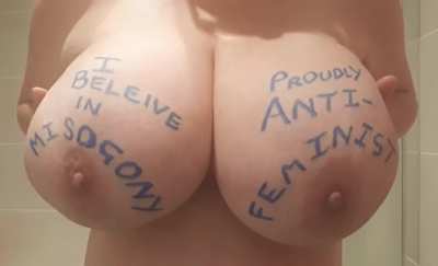 Pleased to support the patriarchy