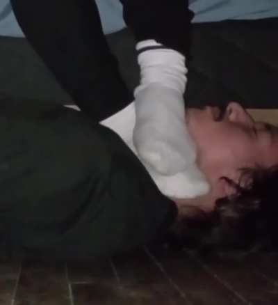 Foot choke.