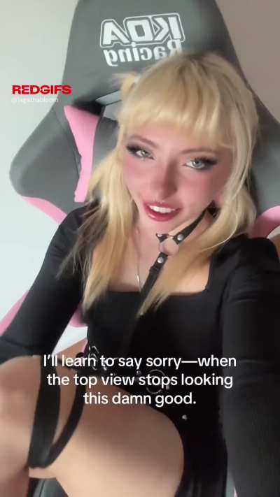I apologize
