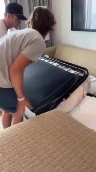 to sleep in