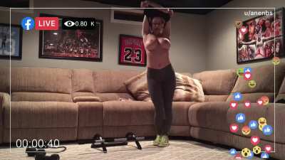 Hottie Kendra Lust MILF Sport Tease Workout in Yoga Pants