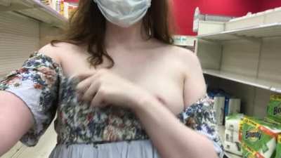 At this rate, Target’s cameras have seen my boobs about a million times now [gif]