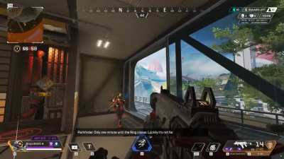 I was doing a Top 3 battle pass mission for Pathfinder. Then...