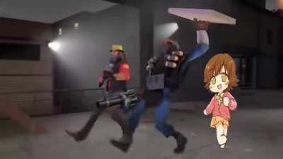 Me and my bro doing random shit in TF2 at 3:00AM