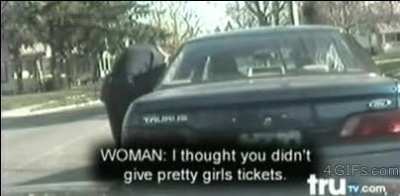 to not get a ticket