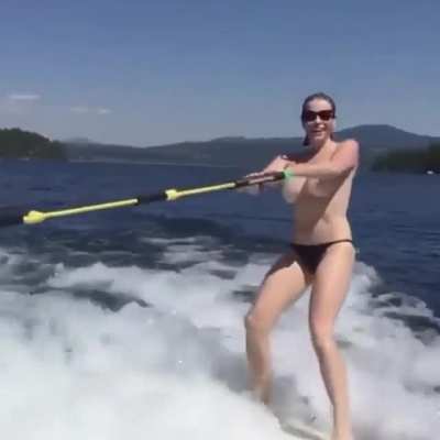 at the lake topless