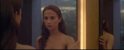 Alicia Vikander naked in Ex Machina. 2014