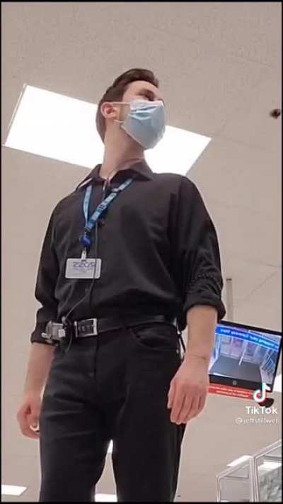 Getting some serious Paul Blart vibes from this guy