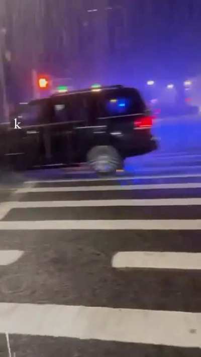 Out in the rain