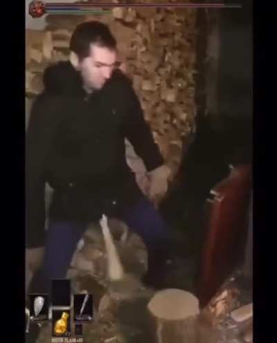 Lord Axemeat the master of wood