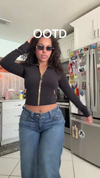 Throwing it in jeans