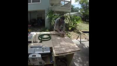 My quarantine project: the most-in-one woodworking station