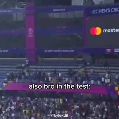 Also bro in the test