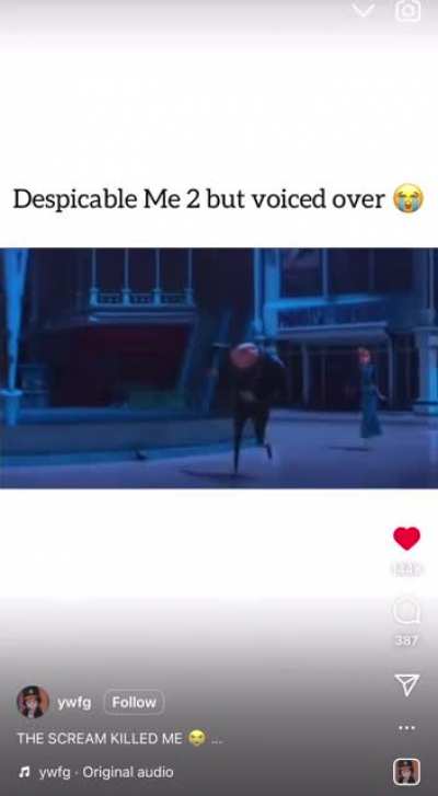 Despicable me voiceover [not oc]