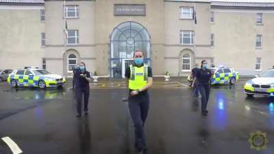 The sound of the police