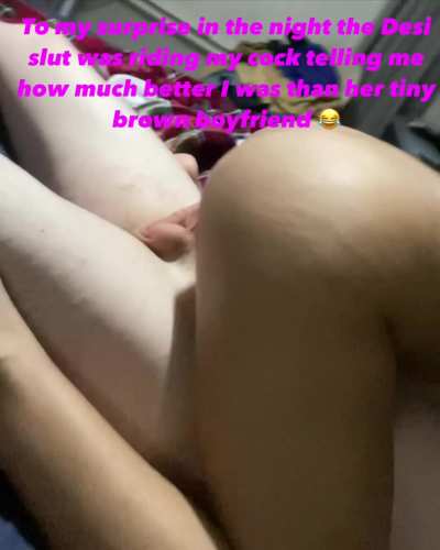 My boyfriends brown cock was to small so I fucked his big white cock roommate instead😍