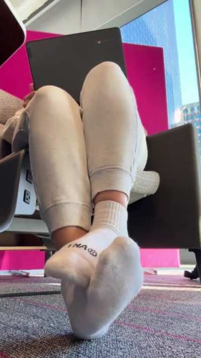 Watch me in public doing work💕 bet you could watch my 👣 all day