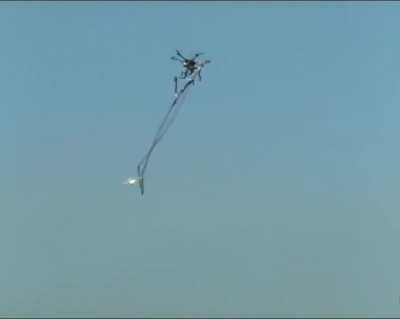 Tokyo police using drone to hunt down the illegally flying drones .