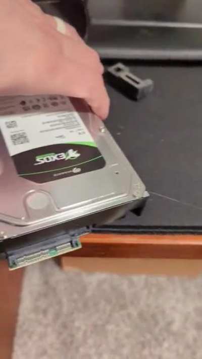 Love that new hard drive sound :)