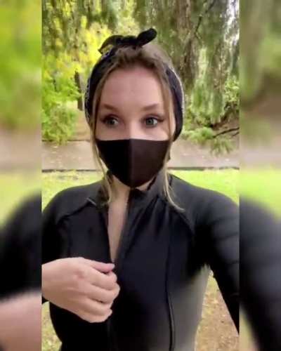 Boobs out in public