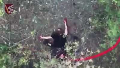 The Ukrainian 79th Air Assault Brigade repels another Russian armored assault. Near Kurakhove, Donetsk Oblast.