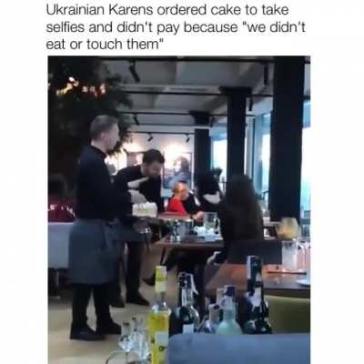 The second waiter is the kind of friend we all need ... ride or die