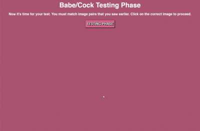 Not sure if you'd be interested, but I made a gende<wbr>r-swa<wbr>pping game that uses a BabeCock matching minigame to simulate your lost masculinity! (Link in comments)