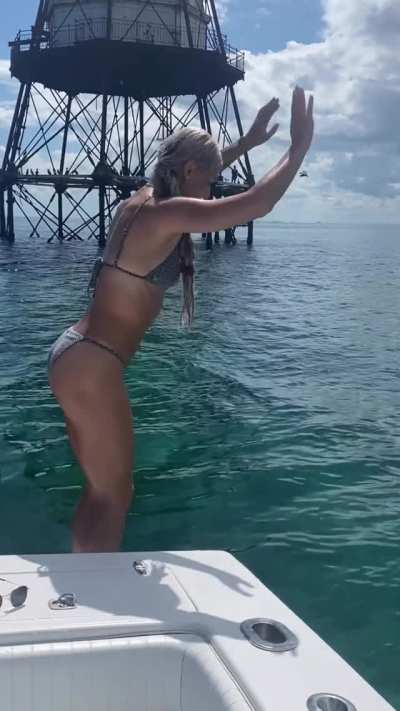 Diving in