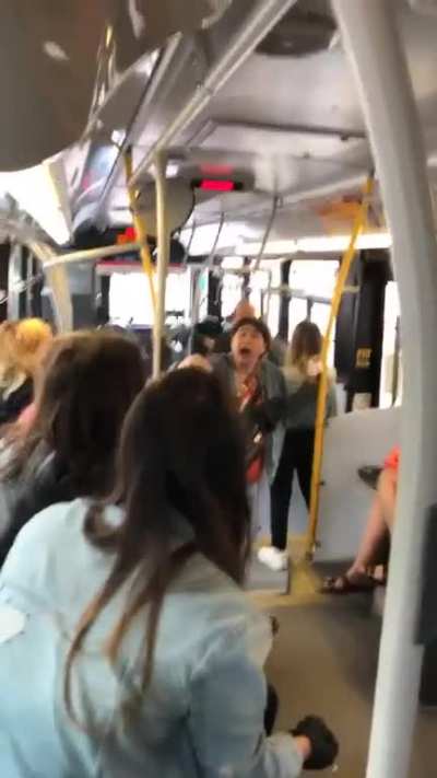 Anti-Semitic Woman Loses Her Mind on Bus [OC]