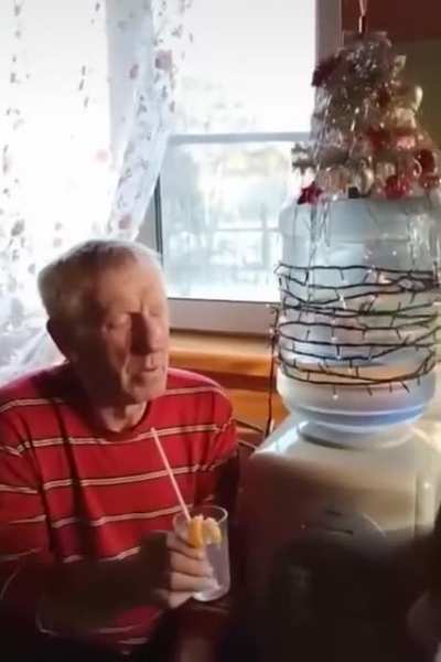 Russian Men know that chilled Vodka is much better than plain old H2o