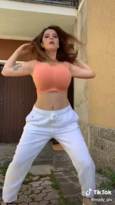 Too busty to dance