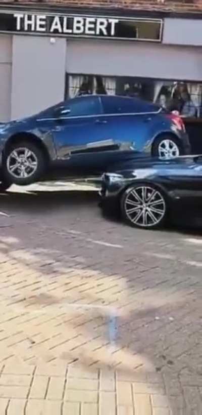 Hit and run driver escapes scene with the help of a 