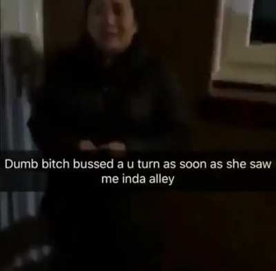 Man chases terrified woman down an alley as she is panicking for her life