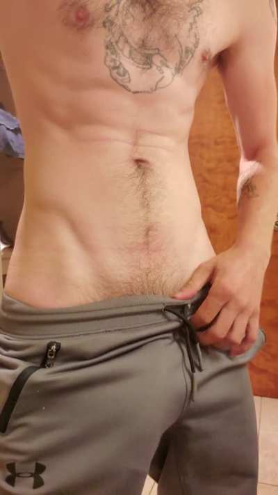 Showing off my fat cock