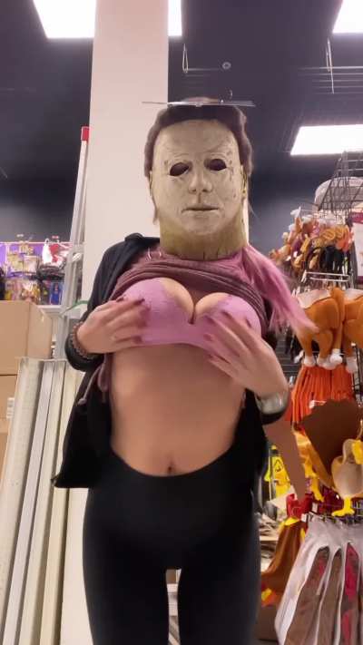 Bet you didn’t think this was what was under Michael Myers’ shirt