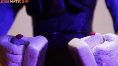 Doc's clay trailer. Claymation.