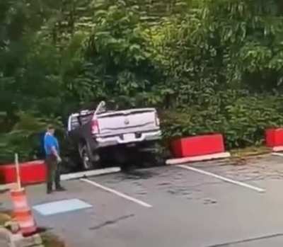 Forgot to appy the parking brake