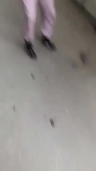 Punching a bus stop