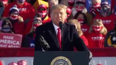 Your President giving a shout out to the most famous man in the world