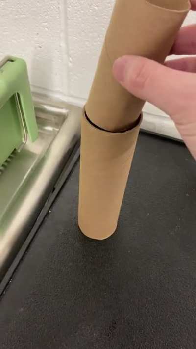 Hey guys check out how this tube fits in the other tube