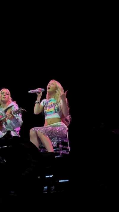 Zara Larsson singing Talking Body by Tove Lo
