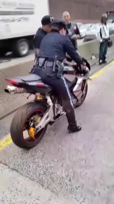 Inexperienced rider